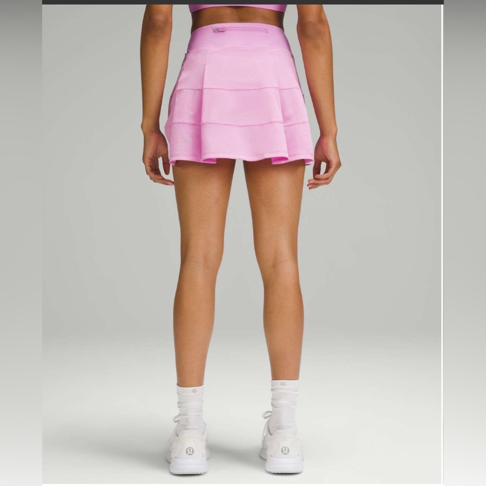 Lululemon Pace Rival Mid-Rise Skirt *Long In Dahlia Mauve Color. Size 4